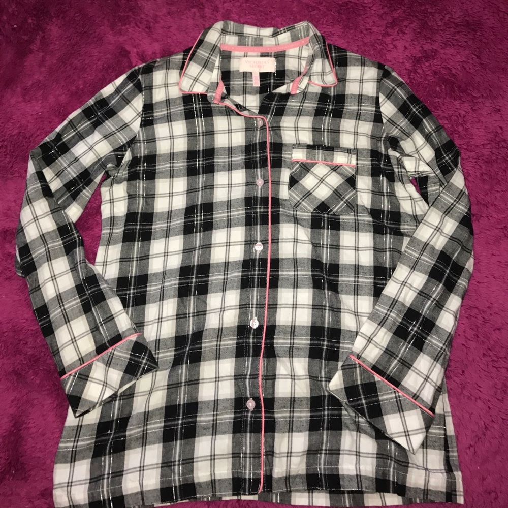 Victoria secret Sz s plaid shirt