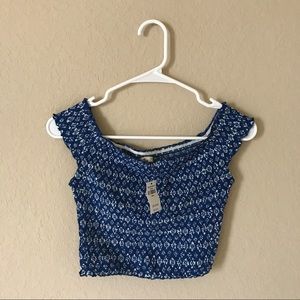 Off The Shoulder Crop Top