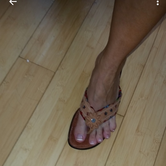 Women's Suede Sandals NEW - Picture 3 of 7