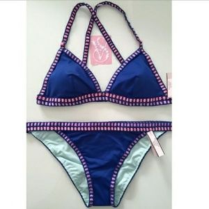 ✨HP✨2 piece VS Triangle Crochet Swimsuit