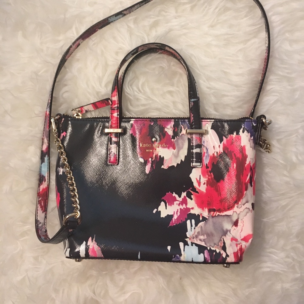 FINAL PRICE! Kate Spade Floral Crossbody
