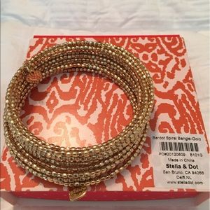 New - Stella & Dot - Bardot Spiral Bangle