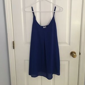 Tobi Skinny Strap Blue dress
