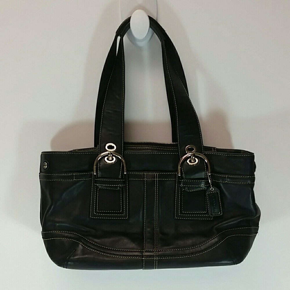 Coach Leather Shoulder Bag