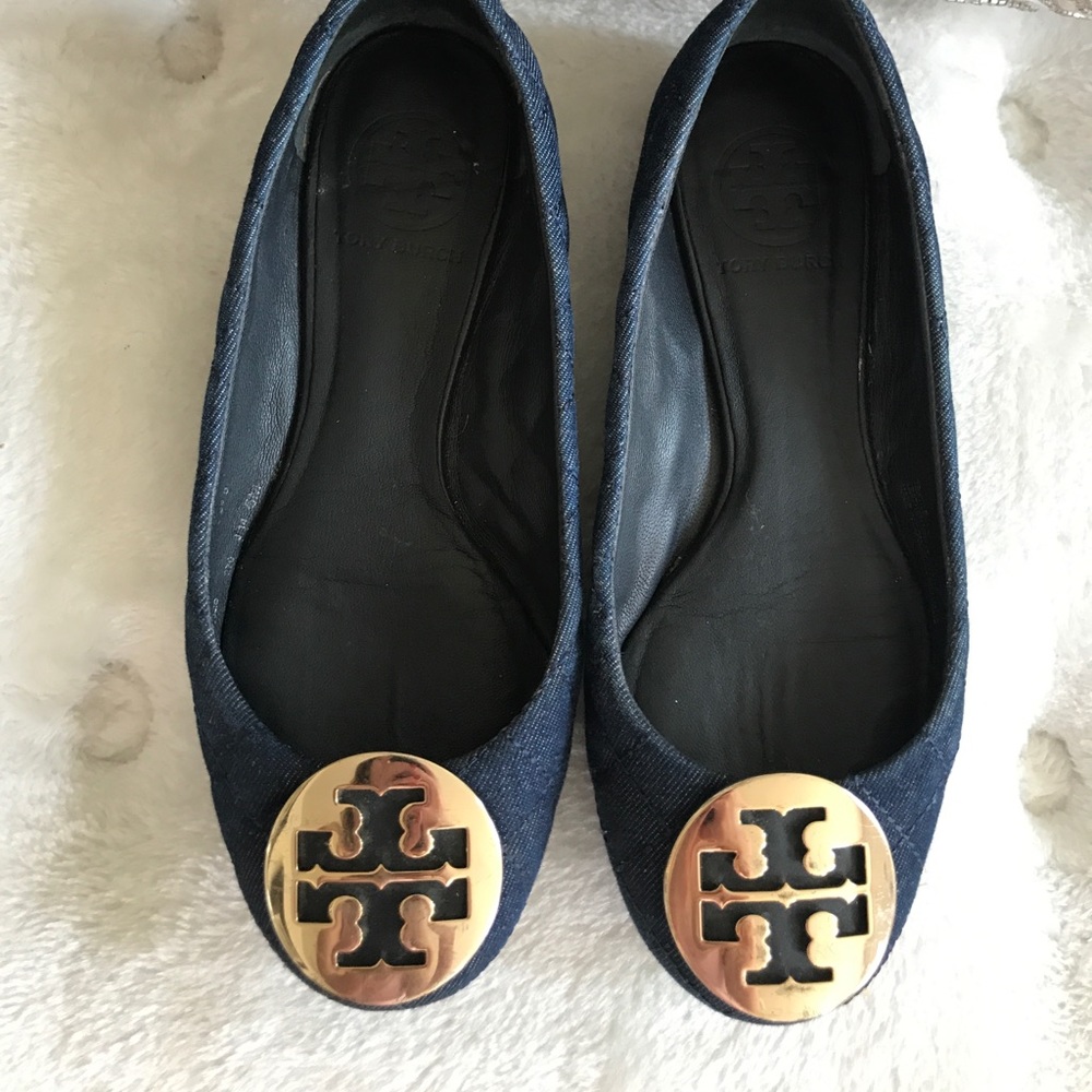 Tory Burch denim flats