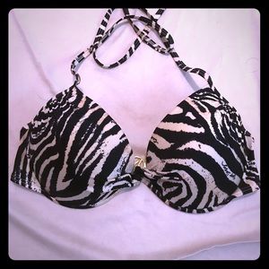 Victoria Secret Bikini Animal Print Top 34dd