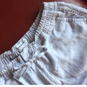 Aritzia pale blue shorts