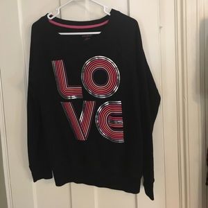 Xhilaration LOVE Sweatshirt