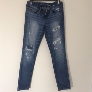 American Eagle Distressed Skinnies
