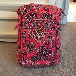 Vera Bradley Call Me Coral laptop backpack - used