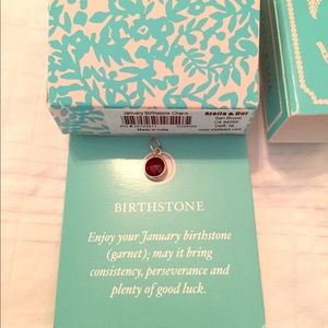New - Stella & Dot - January Birthstone Charm