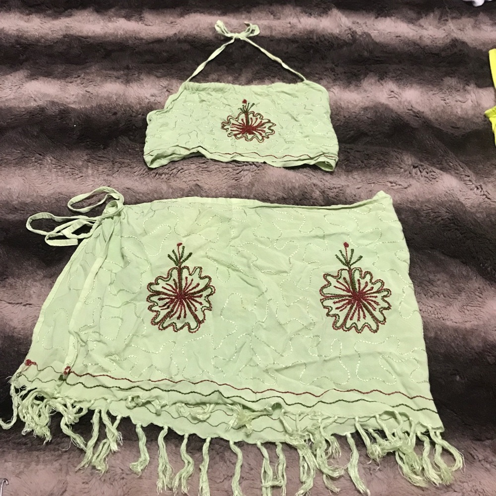 Girls halter top and matching sarong