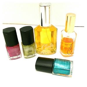 Cologne spray. Nail Set