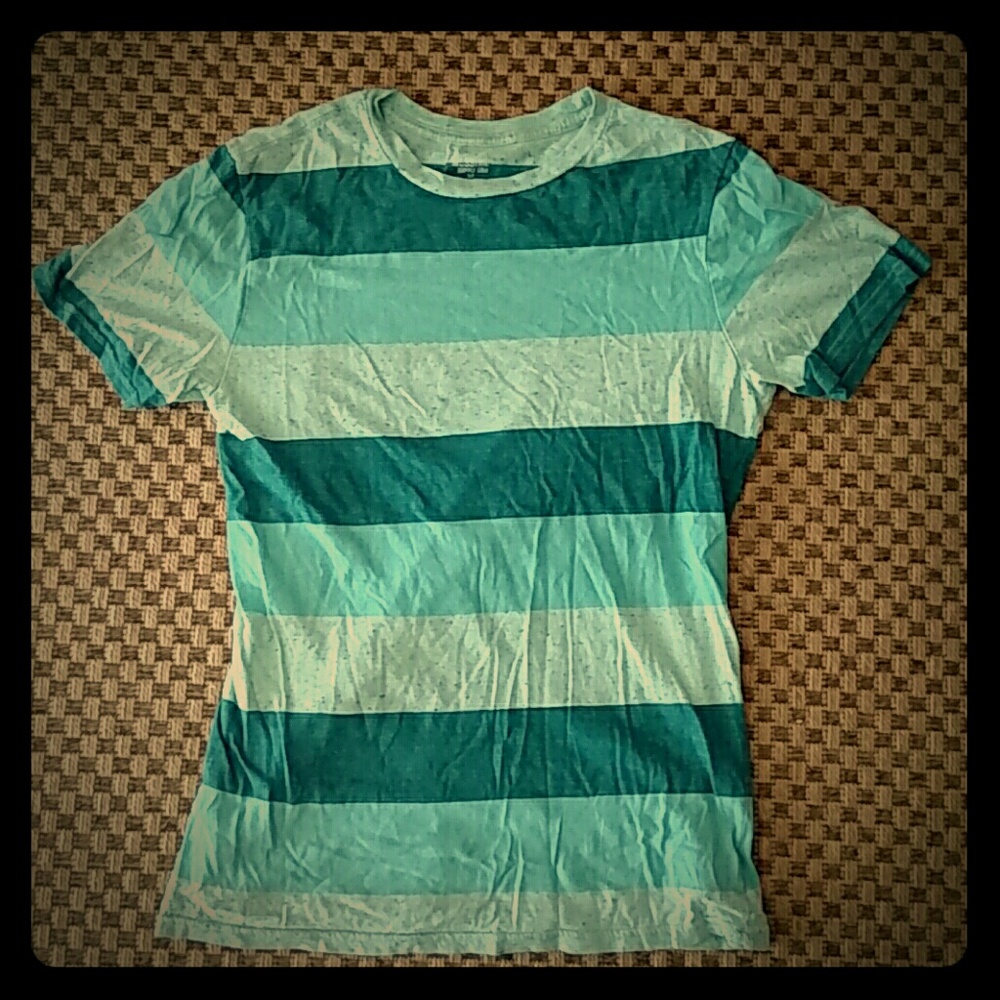 Mint striped tshirt