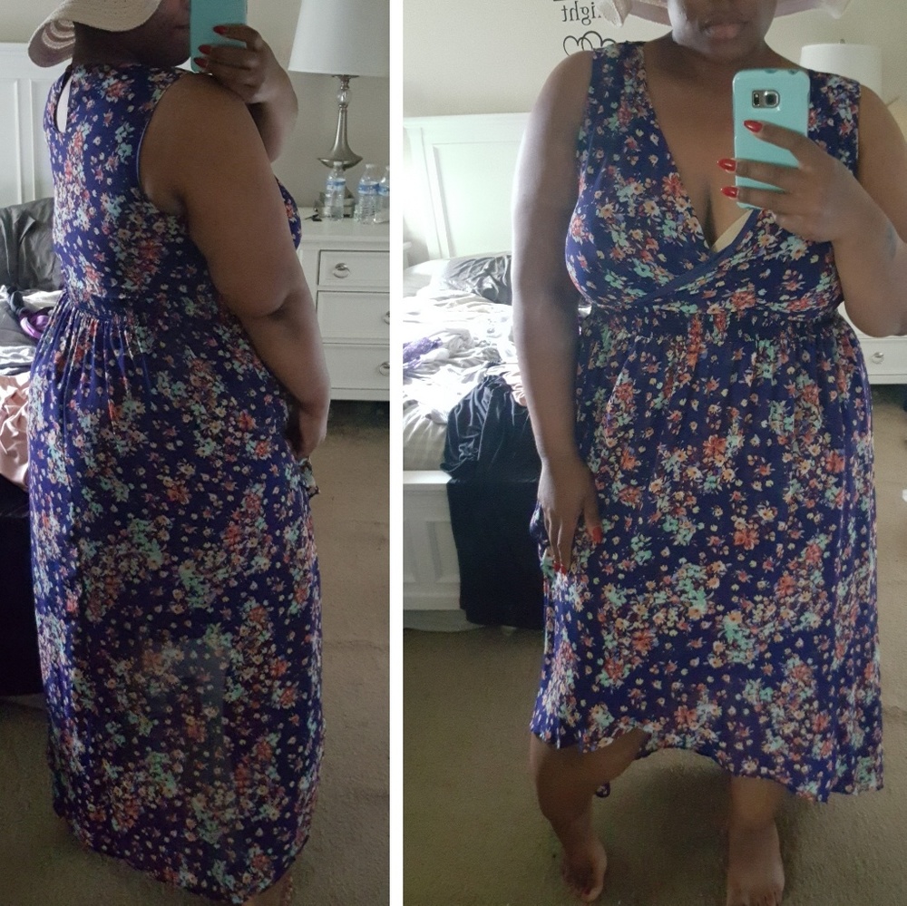 Hi-Lo maxi dress (Price firm)