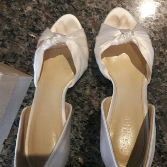 J.Crew Satin D'Orsay Hi Heel- Size 7 - Picture 3 of 7