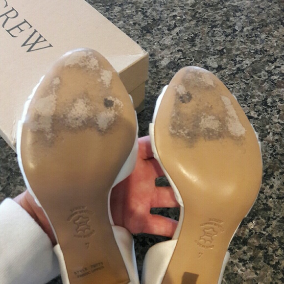 J.Crew Satin D'Orsay Hi Heel- Size 7 - Picture 5 of 7