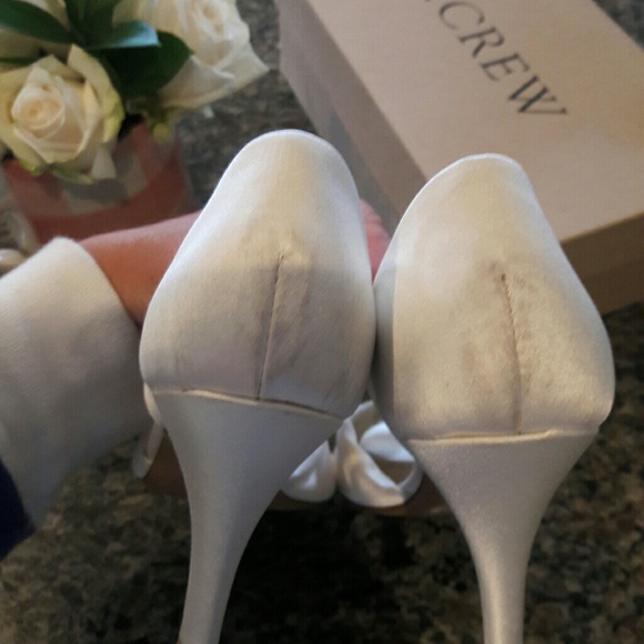 J.Crew Satin D'Orsay Hi Heel- Size 7 - Picture 4 of 7