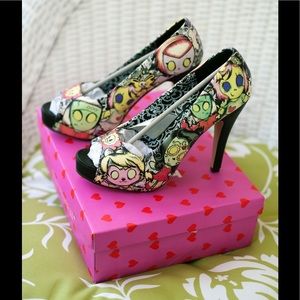 Iron Fist Cool Ghoul Horror Heels