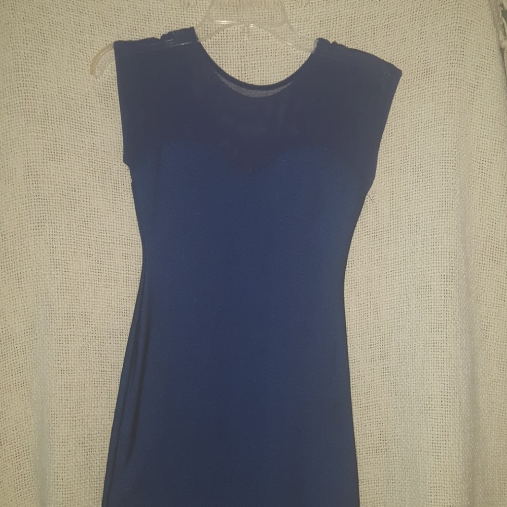 American apparel navy bodycon dress