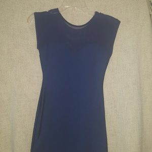 American apparel navy bodycon dress