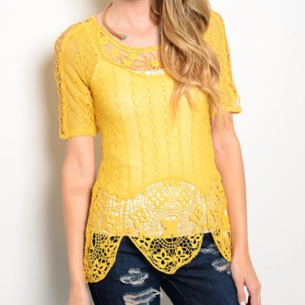 💛Crochet top