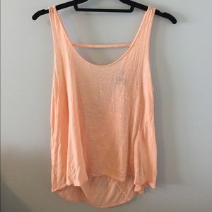 American Eagle Orange Open Back Tank