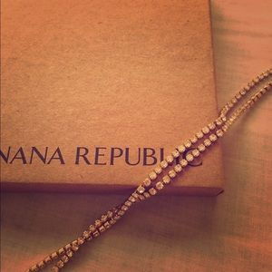 Banana republic classic chain layer necklace Gold