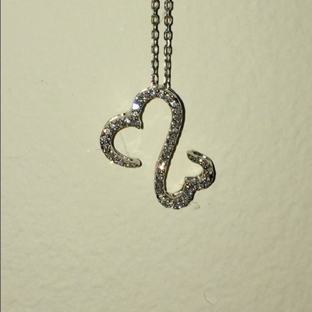 Open heart necklace