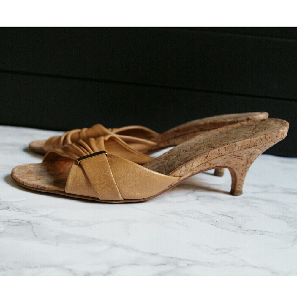 CHANEL heels, cork slide size 36.5