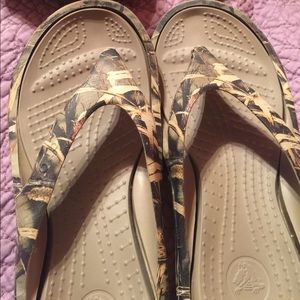 Crocs flip flops