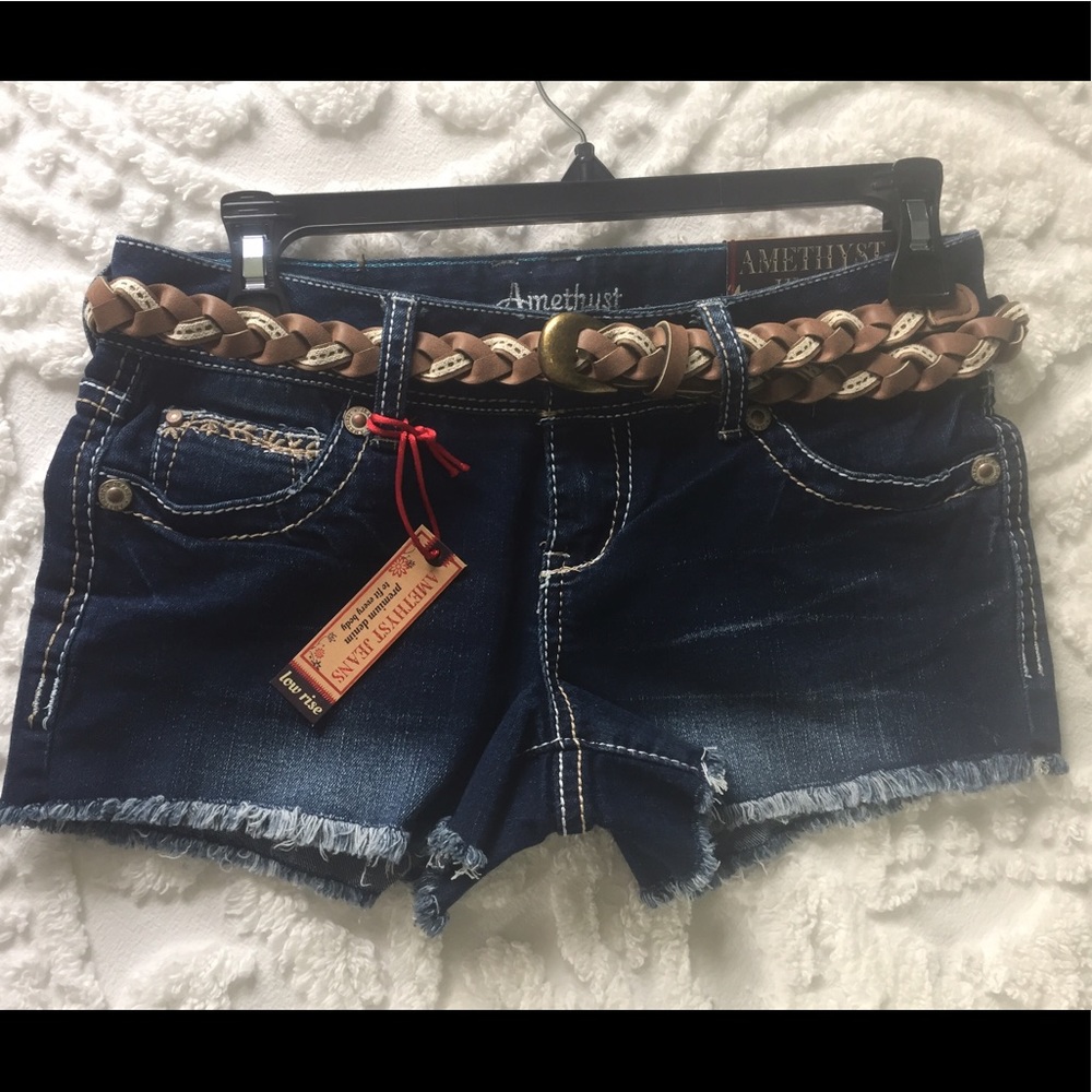 Denim shorts