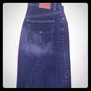 TOMMY HILFILGER JEAN SKIRT PENCIL SKIRT