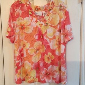 Alfred Dunner XL floral top