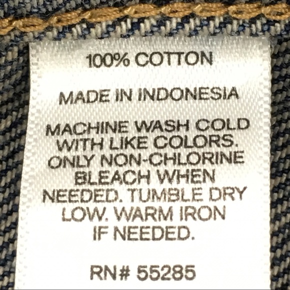 Express Distressed Button Up Blue Denim Jacket - Picture 8 of 8