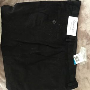 NWT Calvin Klein flat front straight leg pant