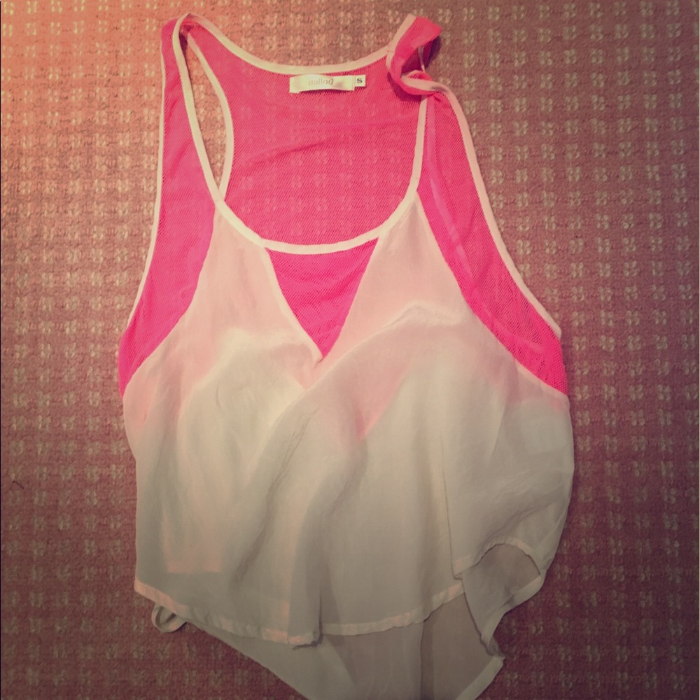 Mesh tank top
