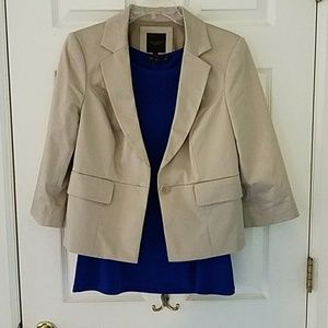 Khaki blazer from The Limited