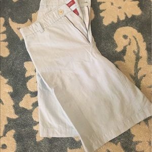 IZOD pinstripe light blue shorts