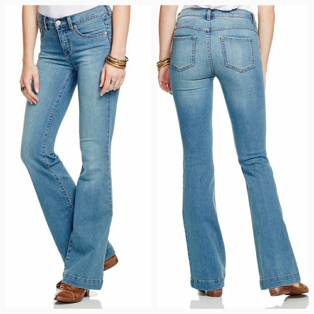 Free People Stevie Wash Flare Jeans