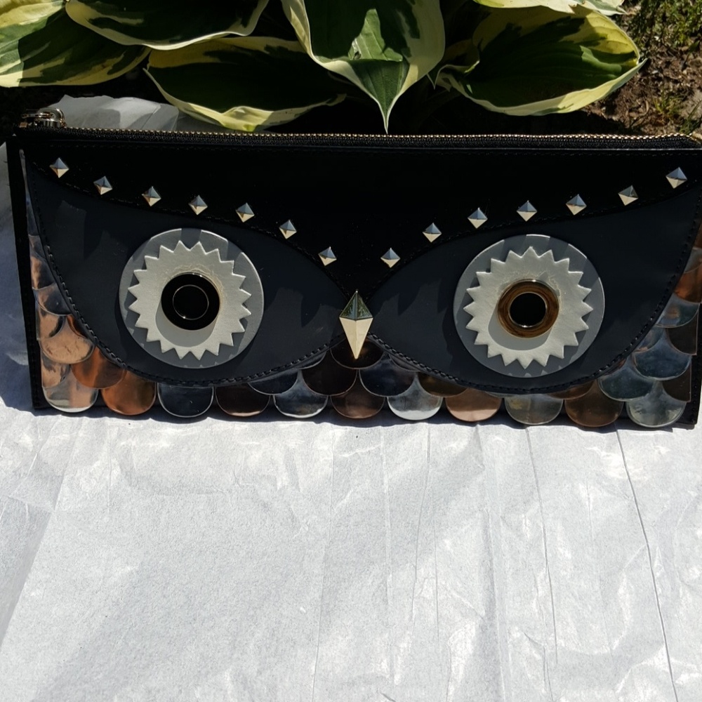 Kate spade owl clutch