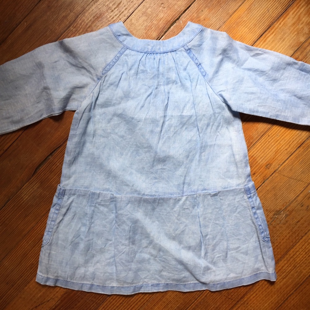 Baby ZARA CHAMBRAY DRESS - Picture 2 of 4