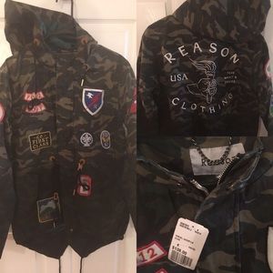 Reason Clothing Brand camo jacket