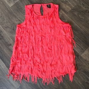 Fringe Sleeveless Top