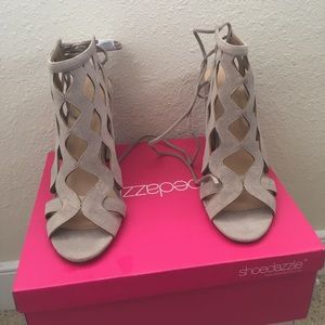 Shoedazzle Lerma Tie Up Sandal