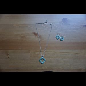 Turquoise Necklace and earring set