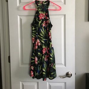Floral Halter Dress