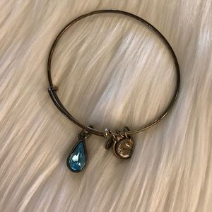 Alex & Ani Blue Teardrop