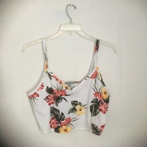 floral crop top
