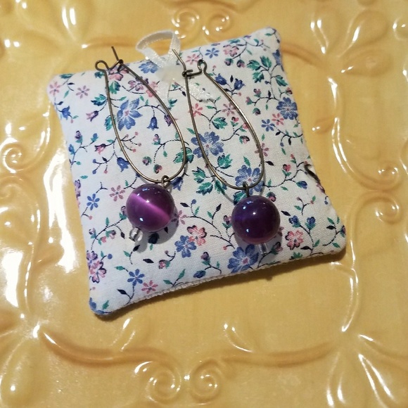 Jewelry - Unique Purple Earrings
